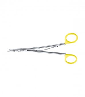 Aplicator clipuri titan, dimensiune Small, angulat 25°, 280 mm – pentru chirurgie deschisă