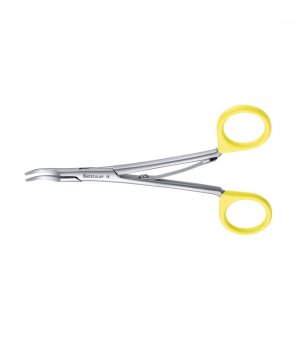 Aplicator clipuri titan, dimensiune Small, angulat 25°, pentru chirurgie deschisă
