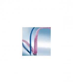 Buclă chirurgicală din silicon albastru, Ø1,5 mm, 2 × 45 cm – cutie 24 bucăți