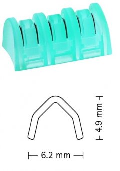 Clipuri titan pentru hemostază, dimensiune M, 6,2 × 4,9 mm – 180 buc/cutie