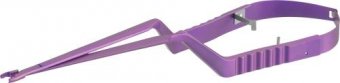 Pensă mini pentru îndepărtare clip anevrism, din titan, 220 mm