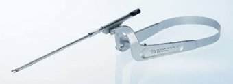Pensă pentru aplicare mini clipuri anevrism XS, formă baionetă, 230 mm