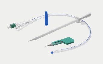 Set drenaj suprapubian cu trocar PVC – SDS, 10–16 Ch, 40 cm