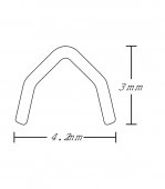 Clipuri chirurgicale din titan Small, 4,0 × 1,3 mm – 30 cartușe (180 clipuri)/cutie, galbene