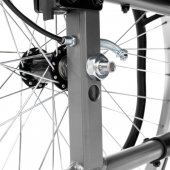 Scaun rulant manual din aluminiu, pliabil, roți 24”, reglare centru de greutate, sarcină maximă 115 kg